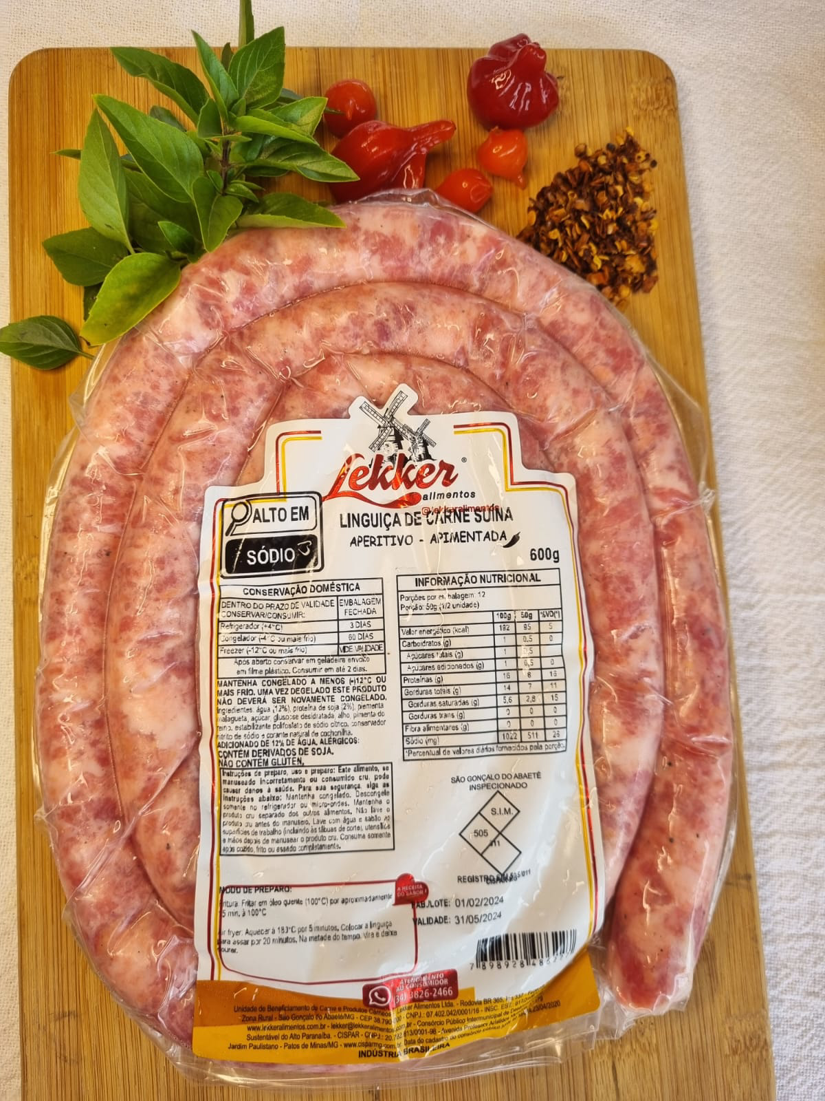 Linguiça Aperitivo Apimentada