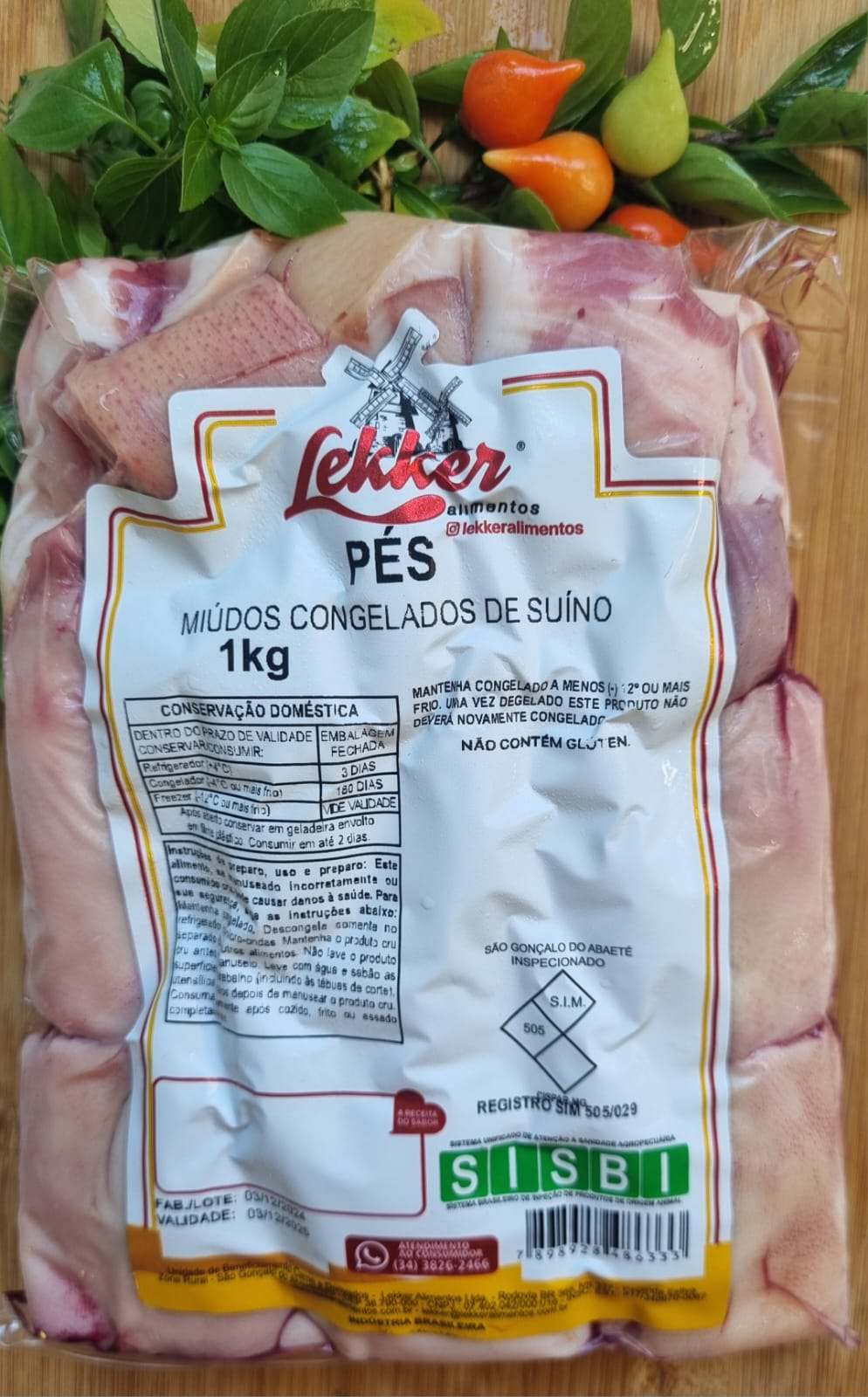 Pezinho Suíno Congelado
